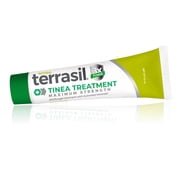 Terrasil Tinea Treatment Antifungal Cream, Max Strength, All-Natural, 6X Faster Relief (14gm Tube)