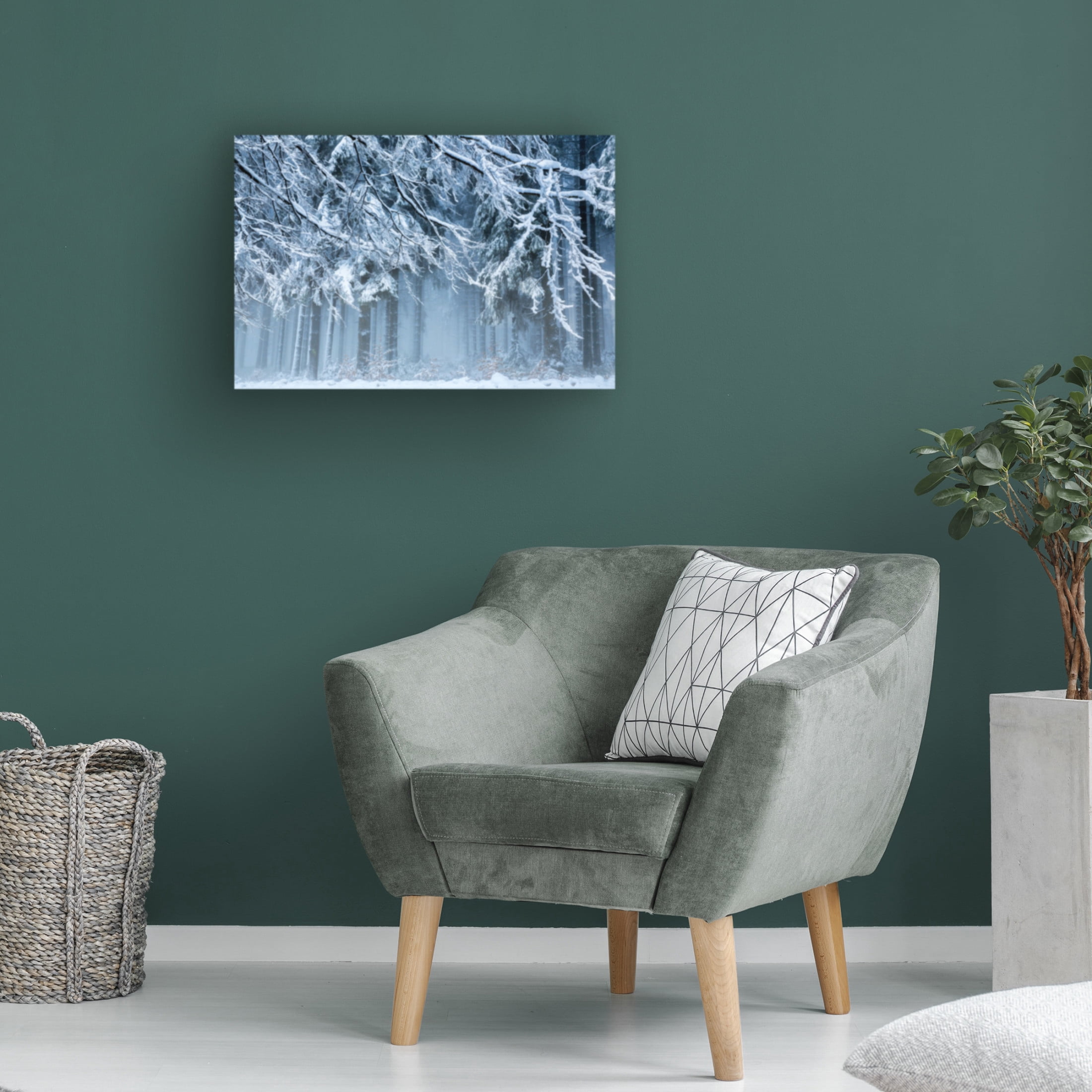 Canvas Wall Art - Anton van Dongen 'Snowworld' Wall Art for Living Room, Bedroom, or Office Décor by Trademark Fine Art - 24 x 16 Inches