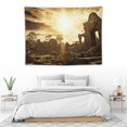 thumbnail image 3 of ONETECH Parthenon Temple Acropolis of Athens Tapestry Wall Art Print Gift Picture Painting Tapestries Artwork Bedroom Home Decor, 3 of 7