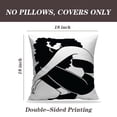 thumbnail image 2 of LALILO Throw Pillow Covers Girls Afro Black Afro Girls Woman Cushion Cover 18" x 18", 2 Pack, 2 of 6