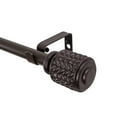 thumbnail image 2 of UTOPIA ALLEY Wall Mounted 3/4 Inch Curtain Rod - Curtain Rods For Windows 86 to 120 Inch, Adjustable Drapery Rods, Oil rubbed bronze Bedroom Curtain Rods, Tapestry Poles (Oil rubbed bronze, 86"-120"), 2 of 8