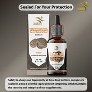 Turkey Tail Mushroom Extract Organic Non GMO Tincture Liquid Herbal Drops 2 Floz