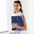 thumbnail image 6 of Glowing Jellyfish 3 Ring Binders 1.5 inch Hardcover File Folders with Interior Pockets A4 Size Organizer for School Office Hospital Set of 2, 6 of 8