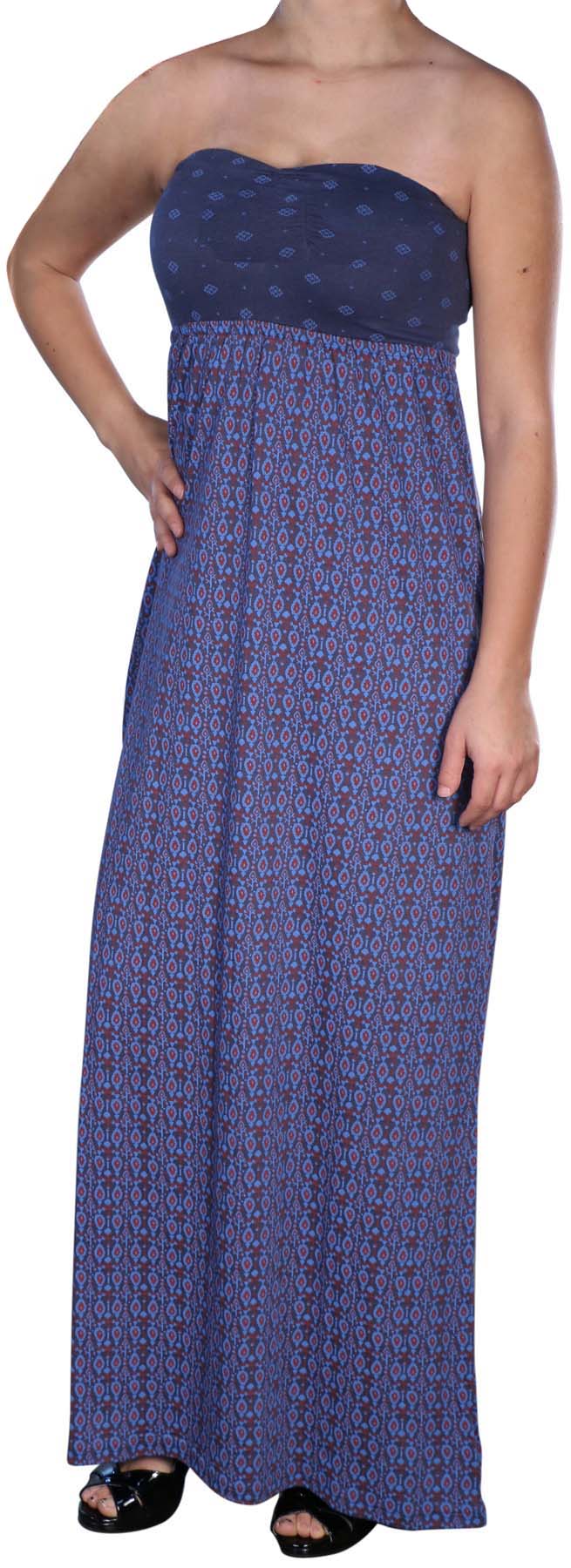 Roxy Juniors Wild West Strapless Maxi 