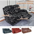 thumbnail image 4 of Recliner Slipcovers -Pieces Lazyboy Recliner Covers Recliner Couch Covers Recliner Chair Cover Non Slip Reclining Slipcovers with Storage Pockets Furniture Protector for Living Room, 4 of 7