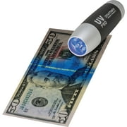 Dri Mark UV Pro Proprietary Ultraviolet Flashlight Document Fraud & International Counterfeit Money Detection - Detects Pet Urine, Stains & Cleanliness - Loss & Fraud Protection Batteries Included