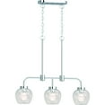 thumbnail image 2 of Volume Lighting Aria 3-Light Indoor Polished Nickel Hanging Chandelier, 2 of 2