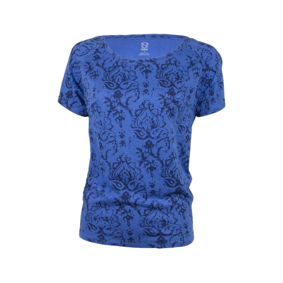 Noble Outfitters 22510-738 Womens Blue Lorinda Top Shirt Large