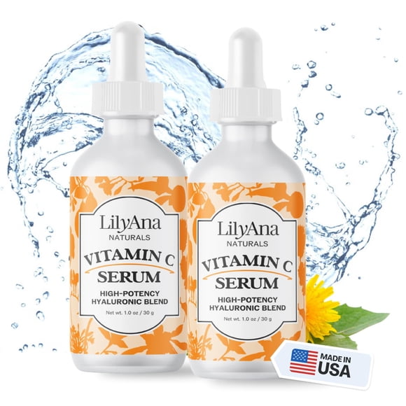 Sérum facial LilyAna Naturals Vitamina C con ácido hialurónico