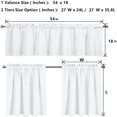 thumbnail image 4 of Starfish Theme Kitchen Curtain Valance and Tiers Set 3Pcs Seashell Coral Print for Living Room Bedroom Dining Room Office Cafe 54 x 18 inches + 27 x 24 inches *2, 4 of 4