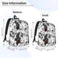 thumbnail image 2 of Qekee Labrador Retriever Dog Print Canvas College Laptop Backpack,Durable, Gender-Neutral Rucksack, Perfect for Travel, School, and Everyday Use-Medium, 2 of 5