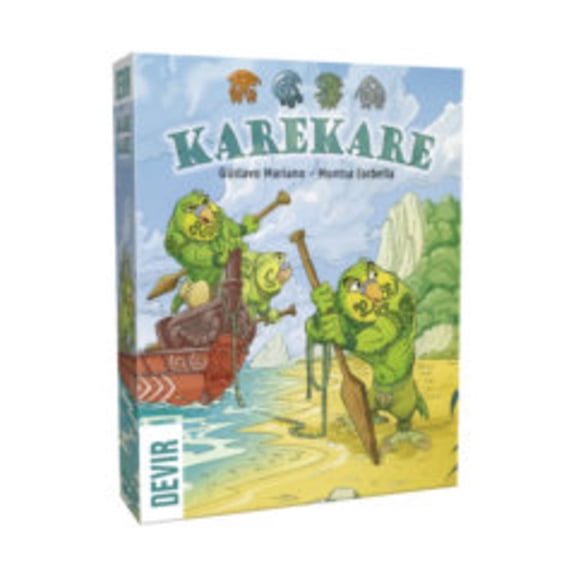 Devir - Karekare, Board Game with Friends, English, Spanish, Portuguese, Age 10