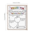 thumbnail image 3 of ¡Gran Ahorro en tu Compra!, Tarjetas de agradecimiento para el día del maestro Decoración Regalo Tarjetas de agradecimiento para maestros Akmoler, 3 of 9