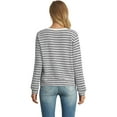 thumbnail image 6 of Cueply Women's Cardigan Sweater Long Sleeve Striped Button Knit Jackets Coats Outwear with Pockets, 6 of 7