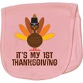 thumbnail image 2 of Inktastic My 1st Thanksgiving Turkey Baby Burp Cloth, 2 of 3