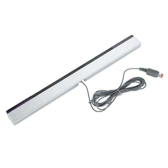 Qiilu Infrared IR Signal Ray Sensor Bar/Wired Receiver & Standcfor Nintendo WII Console,Sensor Bar, Wii Sensor Bar