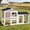 Brown & White(AIR02), variant on Aivituvin Chicken Coop Outdoor Chicken House with Nesting Box Waterproof Duck Coop for Backyard.Raise Legs