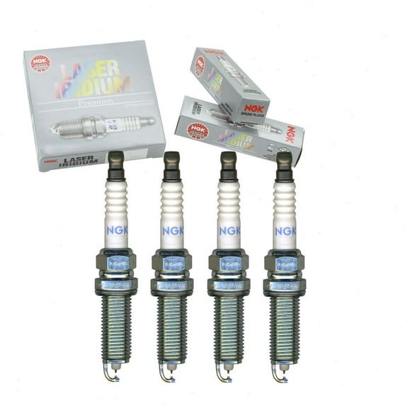 4 pc NGK Laser Iridium Spark Plugs compatible with Nissan Murano 2.5L L4 2016