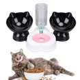 thumbnail image 1 of Cuencos para Gatos, Doble Comida y Agua, Cuencos Elevados para Perros, Comedero Doble para Gatos y dispensador de Agua Autico, Juego de dispensador de Agua Para Gatos, Perros,, 1 of 7