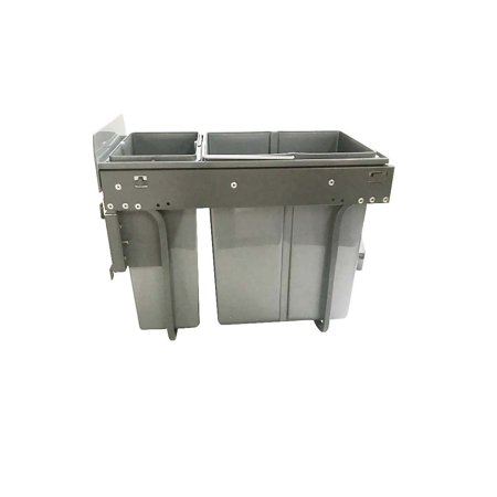 Techtongda Pull Out Top Mount Waste Container Garbage Bin In
