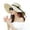 Beige, variant on Visland Sun Hats for Women UV Wide Brim UPF 50 Foldable Floppy Straw Beach Hat with Strap