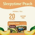 thumbnail image 2 of Celestial Seasonings Sleepytime Herbal Peach Tea, Caffeine Free, 20 Tea Bags Box, (Pack of 6), 2 of 3