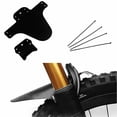 thumbnail image 3 of Dalazy Bike Mud Fender Front and bike splash guard Rear Mudguard Bicycle ABS Plastic Splash Guard Cycling Accessory, 3 of 8