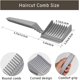 thumbnail image 4 of Peines para peluquero, peine profesional para cortar el cabello, peine de posicionamiento curvo para barbería, cortapelos con parte superior plana resistente al calor (5 piezas), 4 of 5