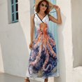 thumbnail image 2 of Octopus in The Mysterious Ocean Pattern Design Sleeveless Dress Summer Clothes for Women Women's Clothing 2025, 2 of 7