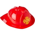 thumbnail image 1 of Casco de bombero Dress Up America Fireman para adulto, rojo, 1 of 4