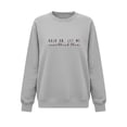 thumbnail image 4 of Womens Sweatshirt Retro Graphic Long Sleeve Crew Neck Pullover Casual Lightweight Tops, 4 of 4
