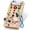 Blue, variant on Konijiwa Montessori Wooden Busy Board with LED Light Switches for Toddler, Sensory Travel Toys for 1-3 Year Old Boys and Girls