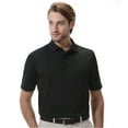 thumbnail image 1 of Monterey Club Men's Diagonal Emboss Texture Golf Polo Shirt #1207, 1 of 2