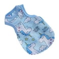 thumbnail image 3 of Ropa refrescante de verano para mascotas Chaleco para perros Little Pig Camiseta sin mangas transpirable no pegajosa Pegaso azul cielo (borde azul) S, 3 of 5