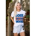 thumbnail image 3 of Boise in the Hood Funny Idaho City Plus Size Crewneck Graphic Tee Shirt Brisco Brands 2X, 3 of 4