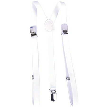 Child's Gangster or Clown Costume White Suspenders
