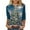 CR20, variant on Darzheoy Christmas Womens Tops Fashion Solid Color Graphic Pullover Round Neck Fall Winter Sweatshirts Loose Mid-Length 3/4 Sleeve Printed Blouses