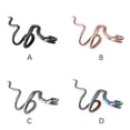 thumbnail image 2 of 1pc Ear Clip Copper Animal Shape Ear Stud Unisex Non-Piercing Decoration Jewelry, Colorful, 2 of 8
