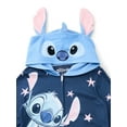 thumbnail image 2 of Stitch Girls Fleece Union Suit with Hood, Sizes 4-12, 2 of 3