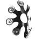 thumbnail image 5 of WEUVEB Tambourines De Acero Negro Para Batería Con Elegante Y Función Decorativa, 5 of 8