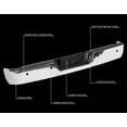 thumbnail image 2 of Fit 09-19 Ram 1500 2500 3500 Rear Step Bumper w/License Plate Light+Sensor Holes, 2 of 4