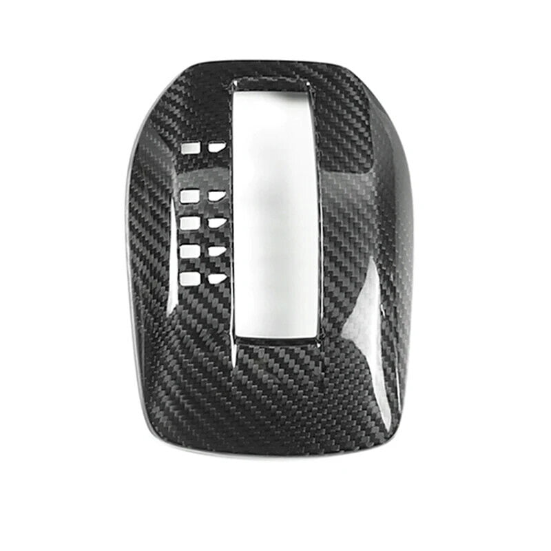 Real Hard Carbon Fiber Gear Shift Panel Cover Trim For Chevrolet Camaro 2010-15