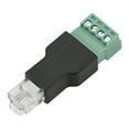 thumbnail image 1 of DEWIN Connecteur Ethernet RJ11 6P4C Mâle à Connecteur de Borne à Vis 4 Broches, 1 of 10