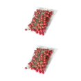 thumbnail image 4 of Monstrate Bolsa de 100 Uds. De espuma de bayas rojas de Navidad Artificial, fruta de simulación, cereza pequeña, regalo de Navidad para el hogar, Rojo 12 mm 2piezas Monstrate CBP047456, 4 of 5