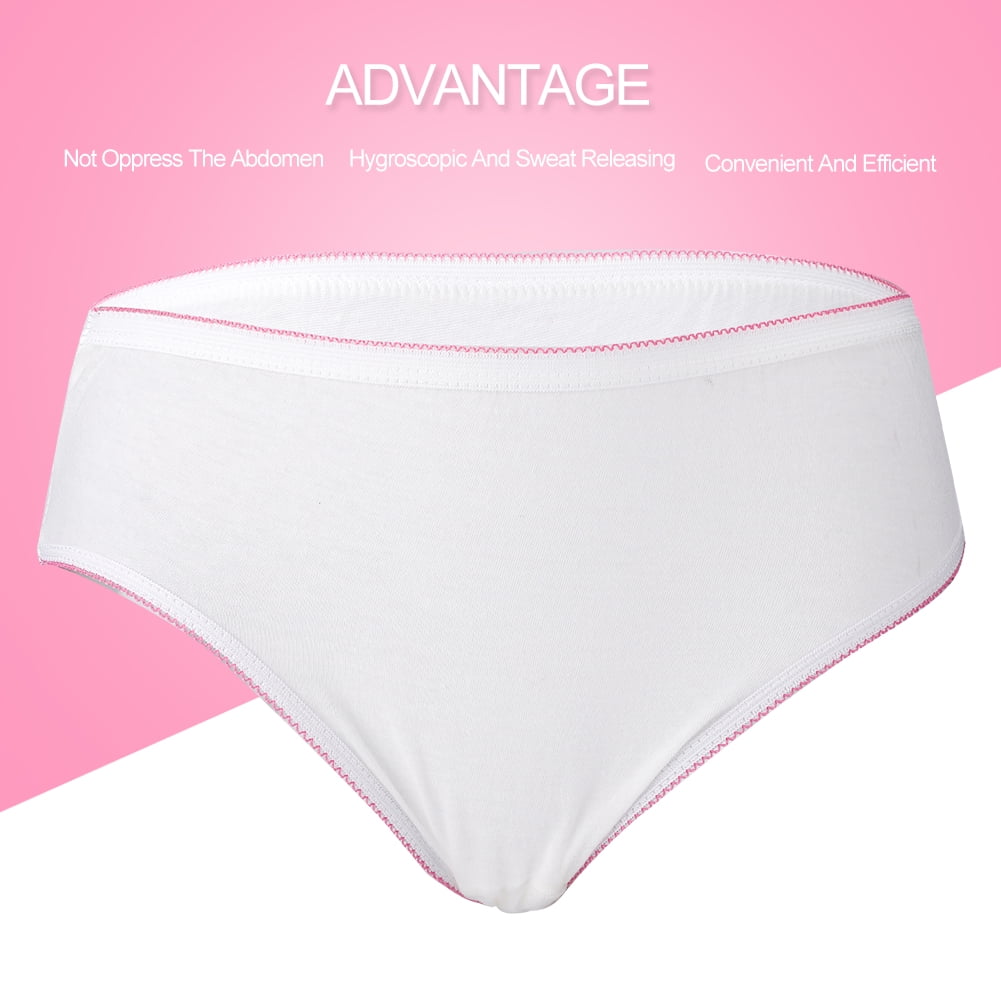 Garosa Disposable Pregnancy Underwear 4 Pcs Disposable Breathable