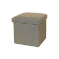 thumbnail image 1 of Storage Box Strong Load Bearing Capacity Foldable Fabric Versatile Storage Ottomans Cube Seat For Home Qinhai, 1 of 5