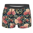 thumbnail image 5 of Uemuo Rose Flowers Pattern Men's Boxer Briefs,Trunk Anti-Chafing,Comfortable, Durable, and Stylish Underwear-, 5 of 9