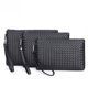 thumbnail image 5 of Bolso de mano para hombre, bolso tejido de cuero suave, bolso de mano para hombre, bolso casual sencillo para hombre, bolso de mano, bolso tipo sobre estilo coreano, 5 of 5