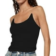 thumbnail image 1 of Luvette Tank, Invisible Strap Tank Top for Women, Ribbed Invisible Tank Top, Clear Strap Tank Tops, 1 of 8