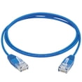thumbnail image 2 of Tripp Lite N200-UR03-BL 3ft Cat6 Ultra-Slim Ethernet Cable RJ45 M/M Blue, 2 of 4